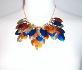 Scale Maille Necklace Handmade Jewelry Gift Idea